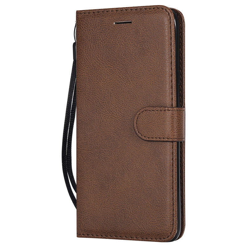 For LG V50 Case Flip Cover Wallet Stand Pure Color PU Leather Mobile Phone Bags Coque Fundas