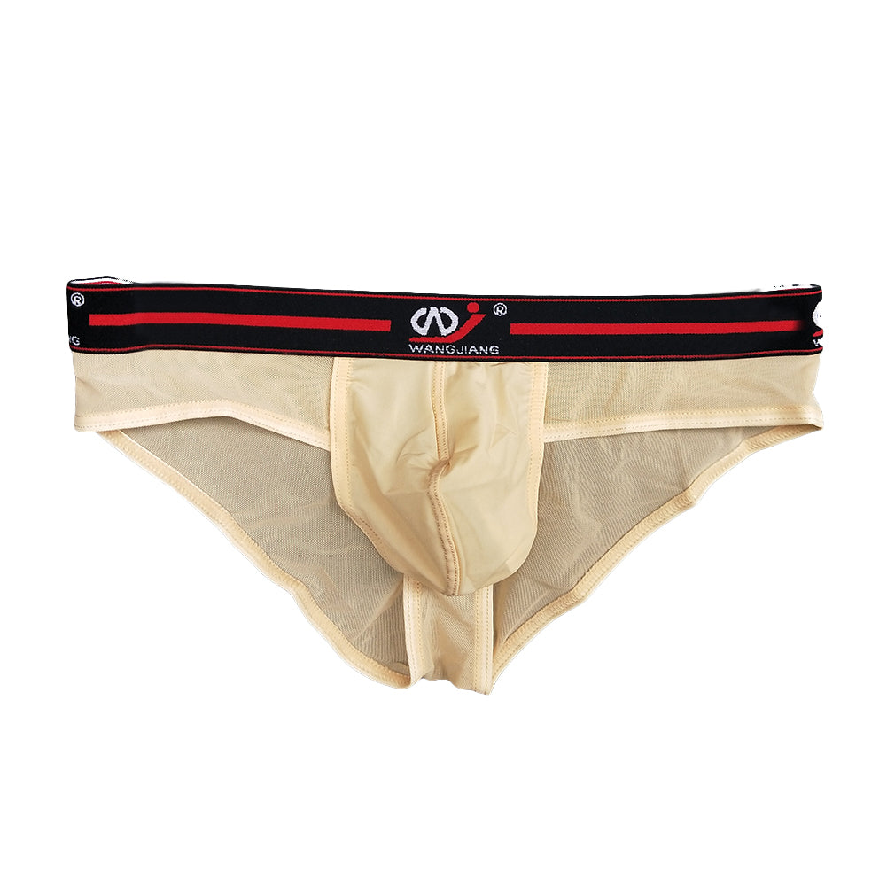 Sexy Men Bulge Pouch Briefs Elastic Transparent Underwear Breathable Underpants
