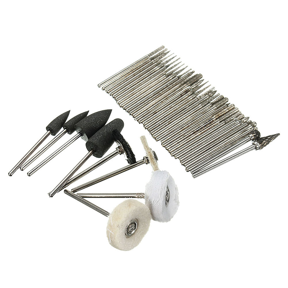 41Pcs Dental Teeth Rotary Tungsten Steel Polishing Burs High Speed Handpiece Kit