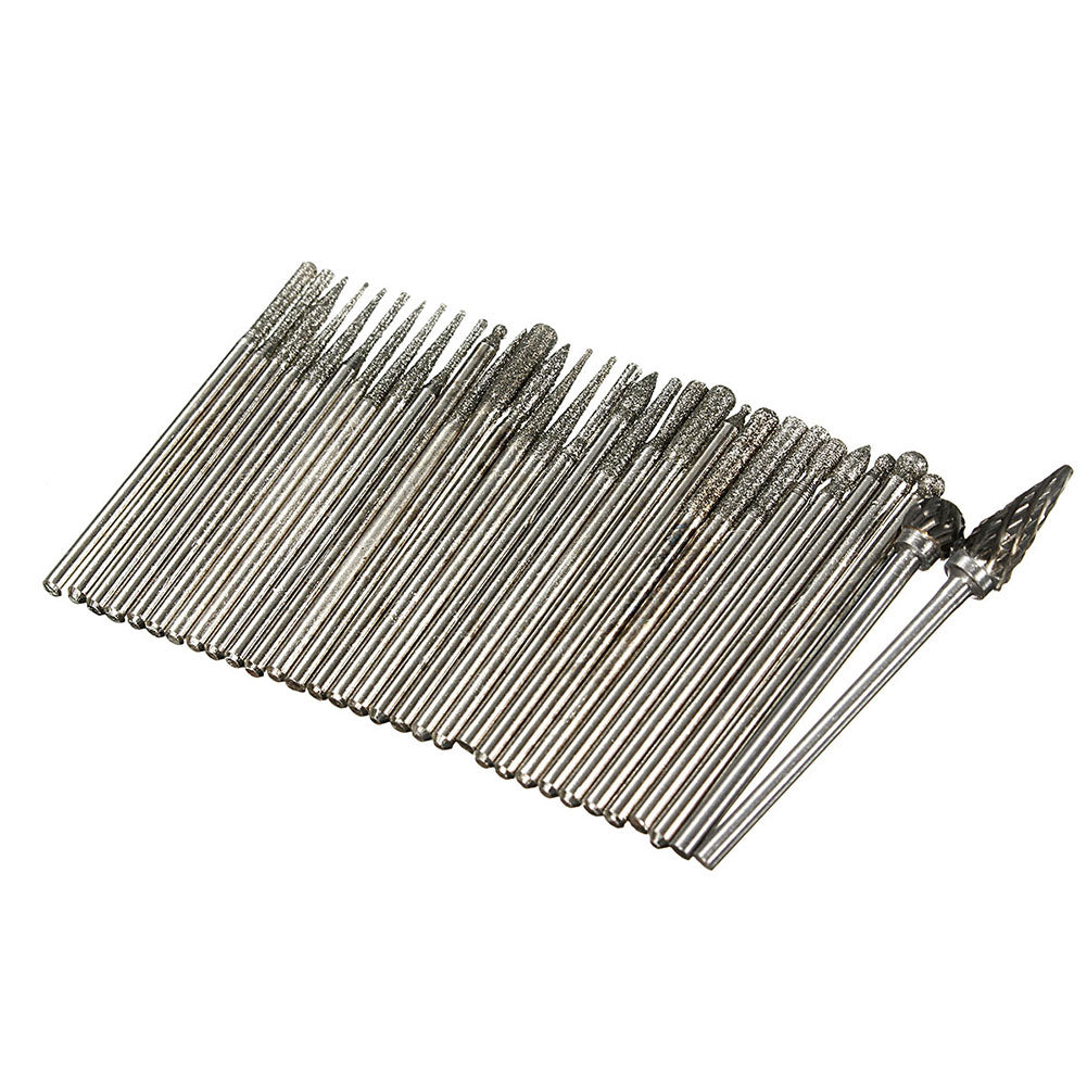41Pcs Dental Teeth Rotary Tungsten Steel Polishing Burs High Speed Handpiece Kit
