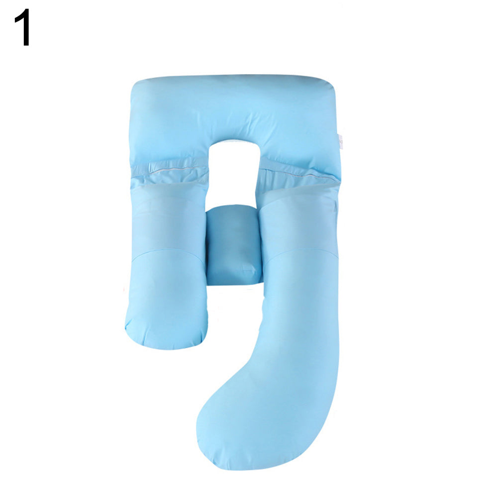 Maternity Cotton U Shape Pillow Pregnant Women Comfortable Sleeping Support