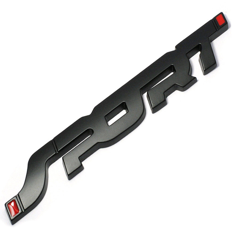 SPORT Emblem Trunk Fender Badge 3D Metal Car Vehicle Sticker Decal Decoration