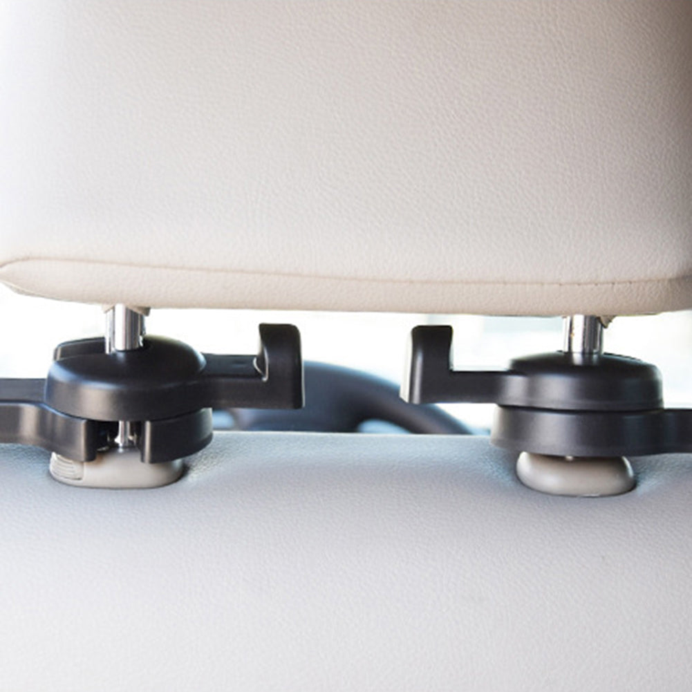 Car Back Seat Headrest Holder Hook Hanger Magnetic Cell Phone Tablet Stand Mount