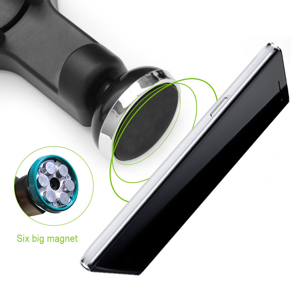 Car Back Seat Headrest Holder Hook Hanger Magnetic Cell Phone Tablet Stand Mount
