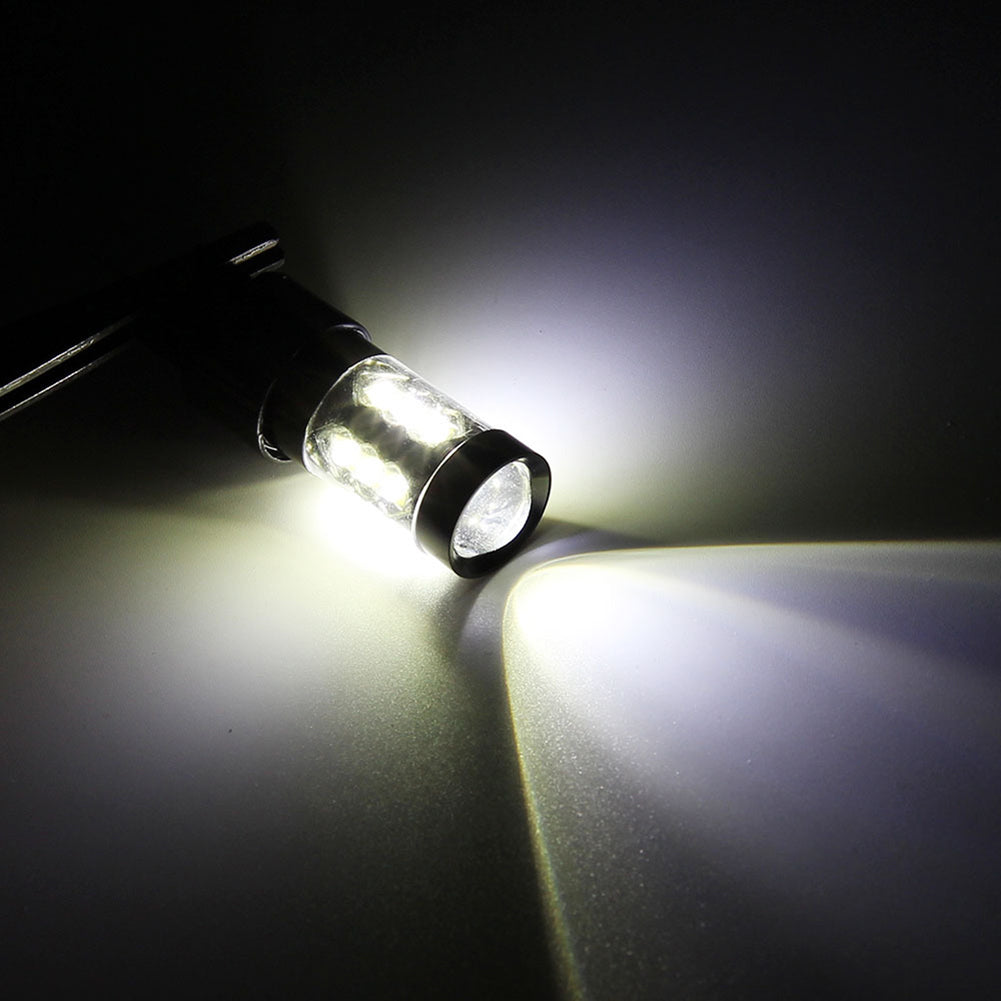 80W 7440 16SMD LED Aluminum Auto Car Turn Signal Lamp Bulb Brake Reverse Light