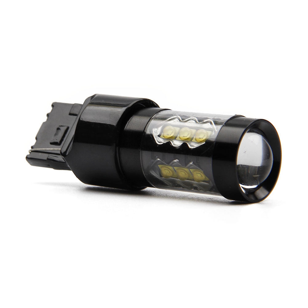 80W 7440 16SMD LED Aluminum Auto Car Turn Signal Lamp Bulb Brake Reverse Light