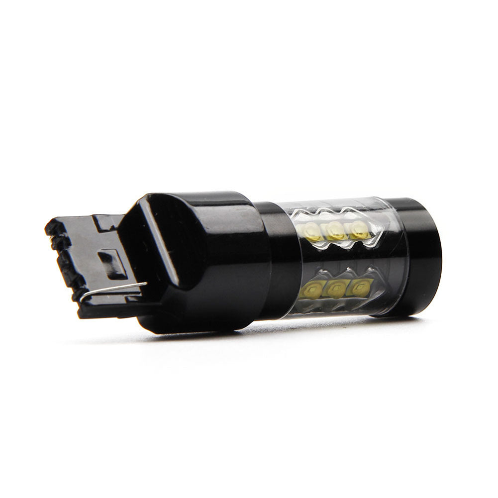 80W 7440 16SMD LED Aluminum Auto Car Turn Signal Lamp Bulb Brake Reverse Light