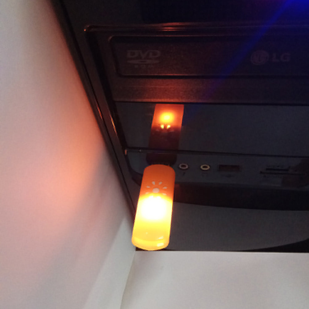 Mini USB Essential Oil Diffuser Aroma Air Fresh LED Light Quiet Humidifier