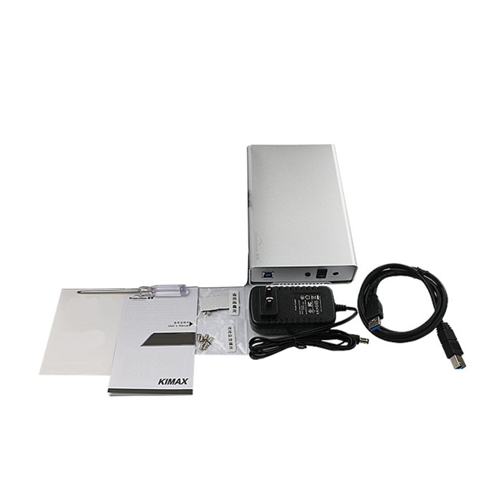 3.5inch Metal USB3.0 SATA Mobile Hard Disk Drive HDD Enclosure Case Accessories