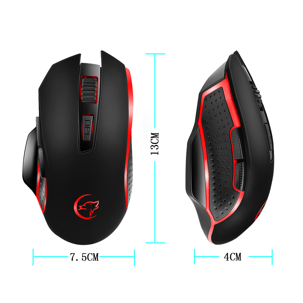 Universal 800/1200/1600/2400DPI 2.4G Wireless Gaming Mouse PC Laptop Supplies