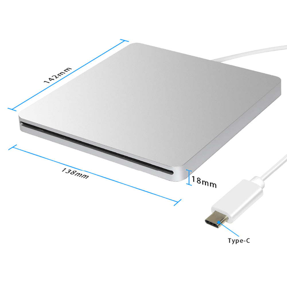 Universal Type C External Slot in Load DVD Drive Burner USB Optical Duplicator