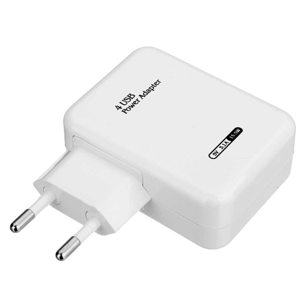 New Universal EU 4 Ports USB HUB Power Adapter Travel Wall Charger For iPhone X 8 7 6 5 4 Android Phone