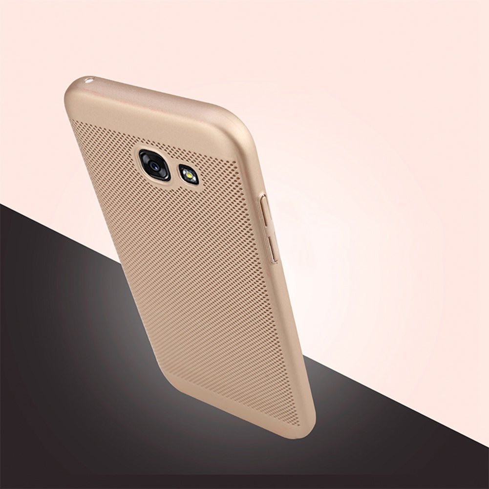 Utral Thin Samsung Galaxy A5 2017 Mesh Design Radiating Back Covers Super Light PC Hard Phone Case for Samsung A520