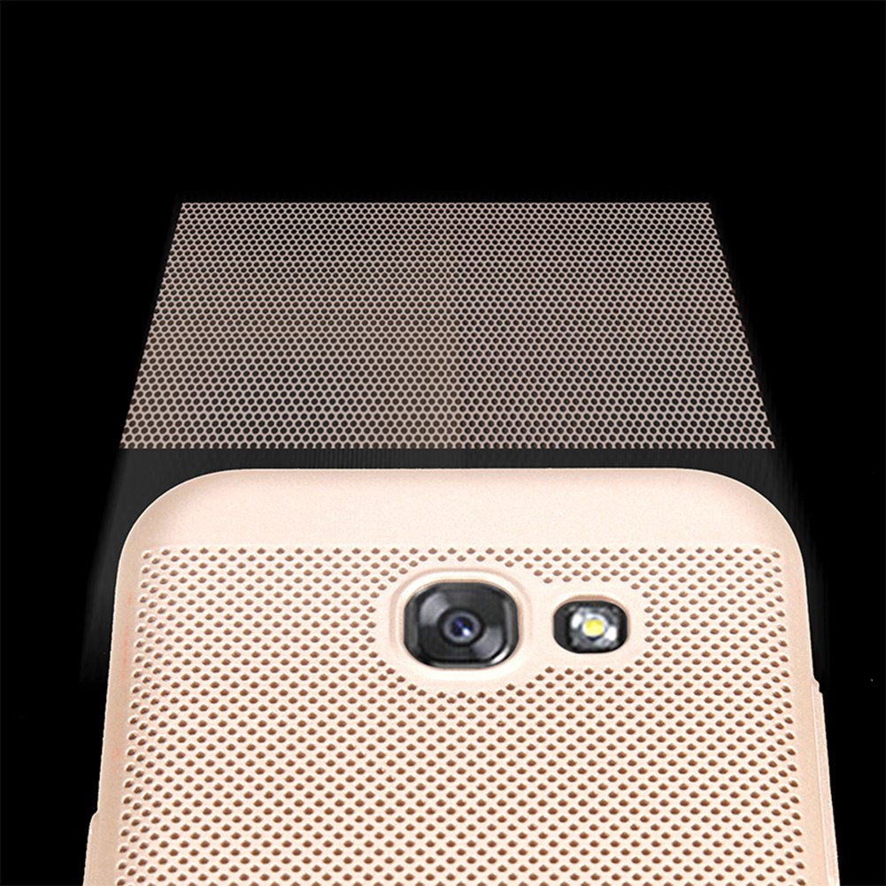 Utral Thin Samsung Galaxy A5 2017 Mesh Design Radiating Back Covers Super Light PC Hard Phone Case for Samsung A520