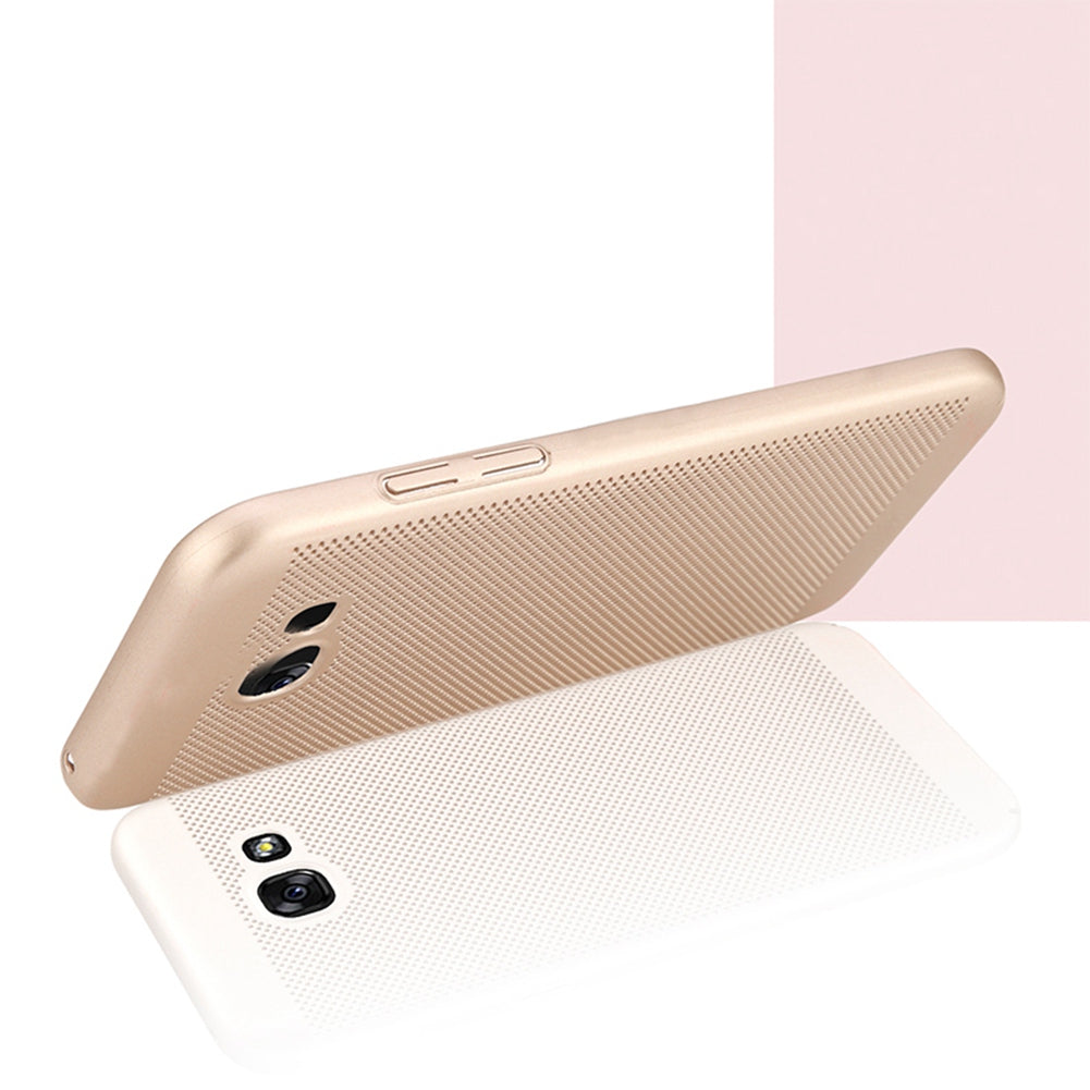 Utral Thin Samsung Galaxy A5 2017 Mesh Design Radiating Back Covers Super Light PC Hard Phone Case for Samsung A520