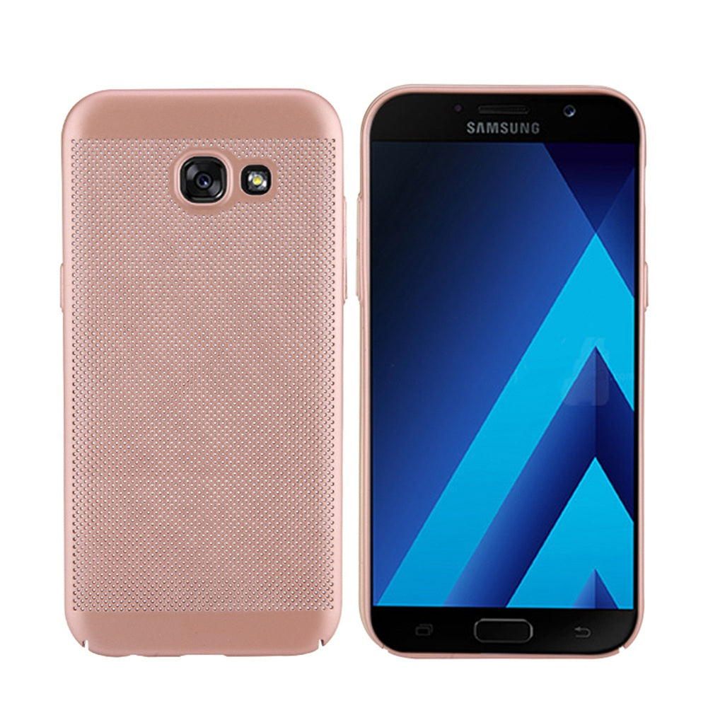 Utral Thin Samsung Galaxy A5 2017 Mesh Design Radiating Back Covers Super Light PC Hard Phone Case for Samsung A520
