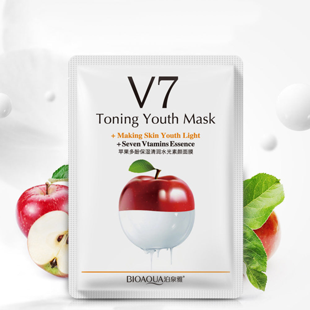 Women Beauty Ultra-Thin Moisture Hydrating Fruit Vitamins Essence Mask Skin Care