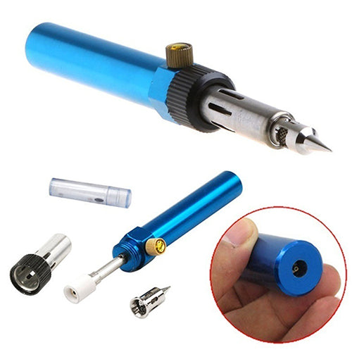 Gas Blow Torch Soldering Solder Iron Gun Butane Cordless Welding Pen Burner