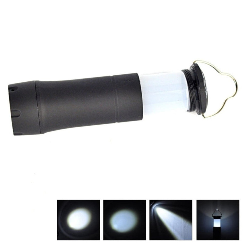 300 Lumens LED Flashlight Torch Camping Tent Lantern Light Lamp 3-Modes