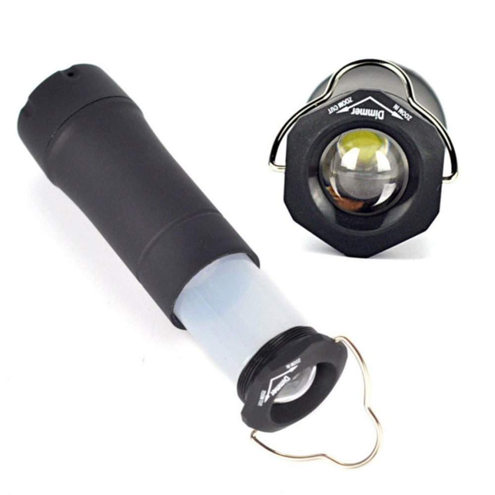 300 Lumens LED Flashlight Torch Camping Tent Lantern Light Lamp 3-Modes
