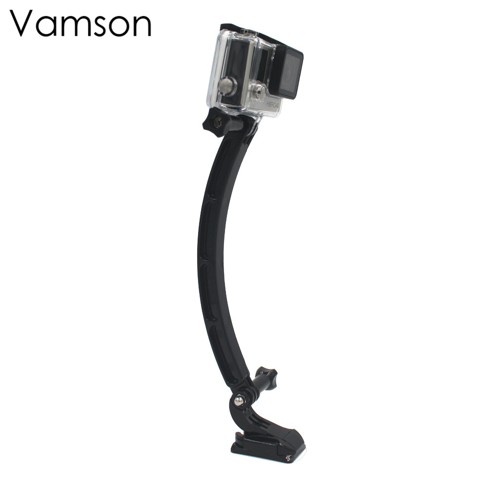 VP407 Plastic Helmet Extension Arm Kit Self Photo Mount For Gopro Hero 4 3+ 2 1 Camera