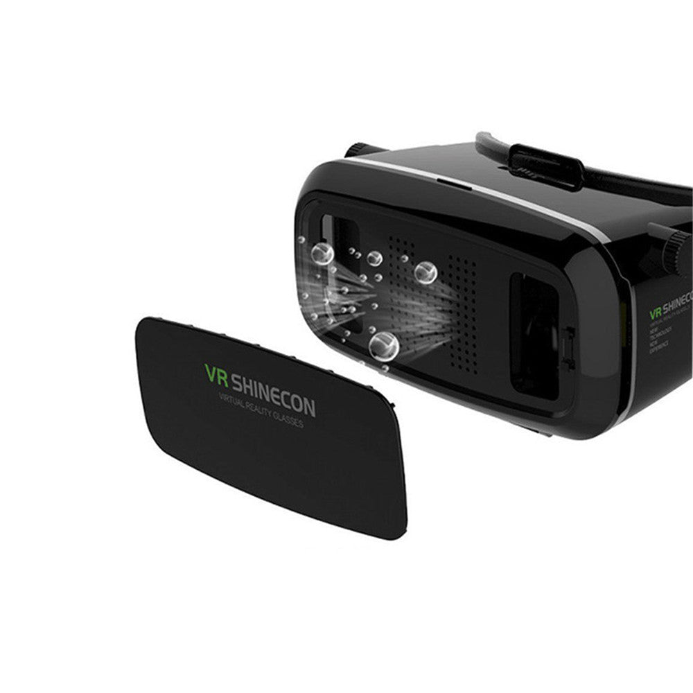 Shinecon VR Virtual Reality 3D Glasses Google Cardboard vrbox Headset Oculus VR BOX 2.0 Movie For 3.5-6.0' phone