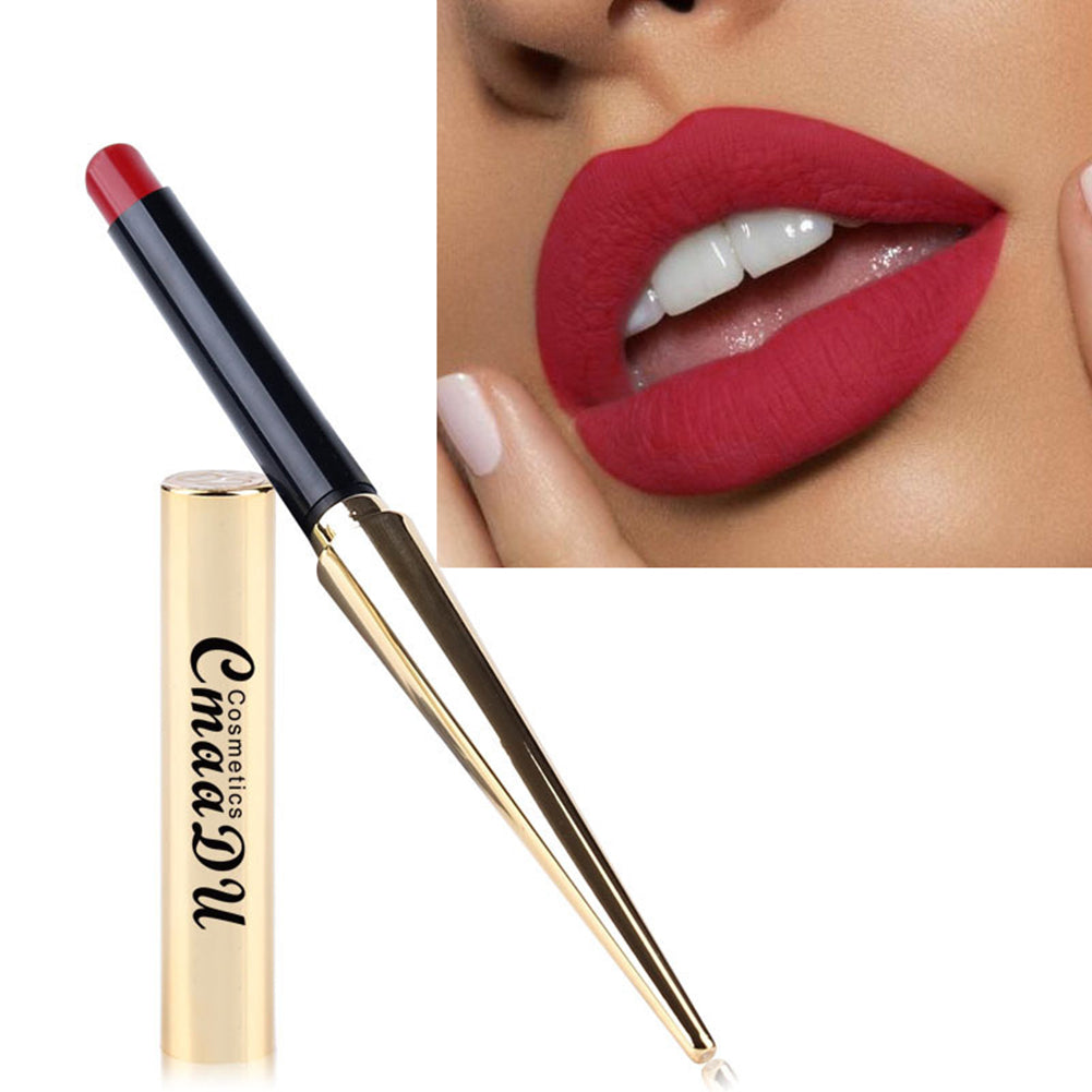 Women Beauty Velvet Matte Lipstick Pencil Pen Waterproof Long Lasting Lip Makeup