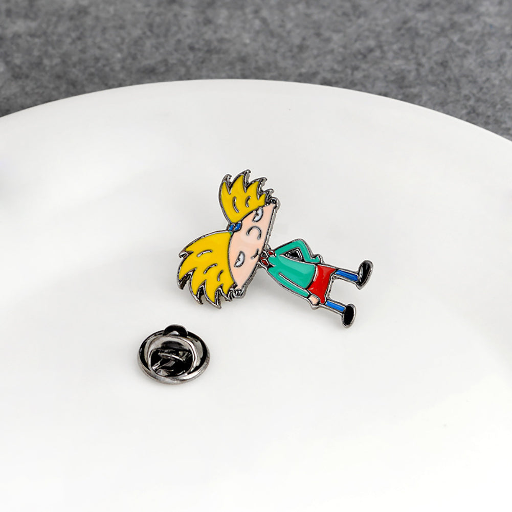 Cute Cartoon Character Brooch Pin Badge Enamel Fashion Accessory Scarf Jewelry