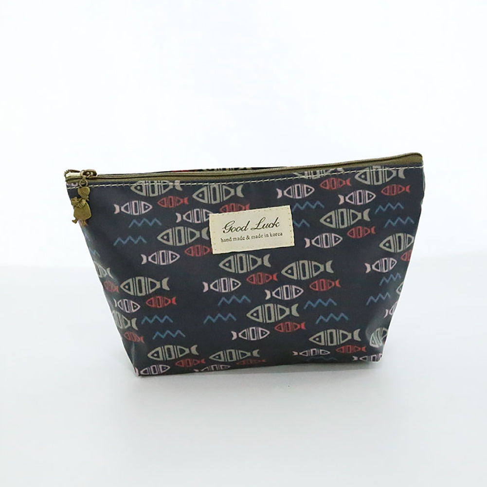 Cartoon Fruit Animals Women Cosmetic Make up Storage Bag Organizer Zipper Pouch