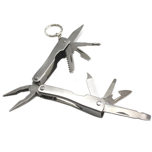 9 in 1 Outdoor Stainless Steel Multifunctional Pliers Camping Survival Tool