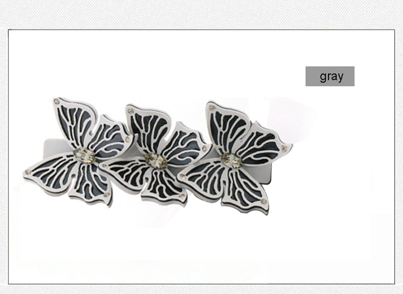 New Luxury Butterfly Hair Accessories Acetate Cellulose Alexander Hair Clips Wedding for female Hair Jewelry Free Shipping