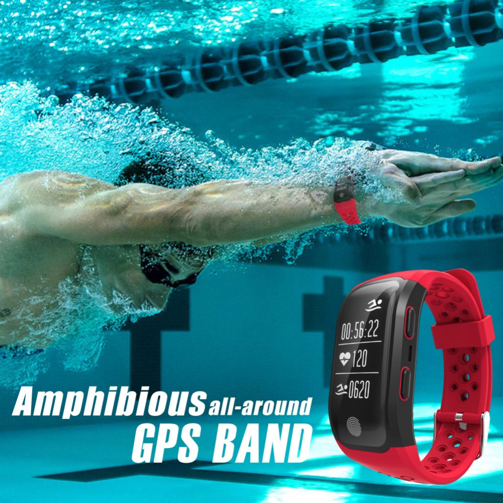 Newest S908 GPS Sport Smart Band Heart Rate IP68 Waterproof Sleep Monitor Pedometer Smart Bracelet For Android IOS Phone