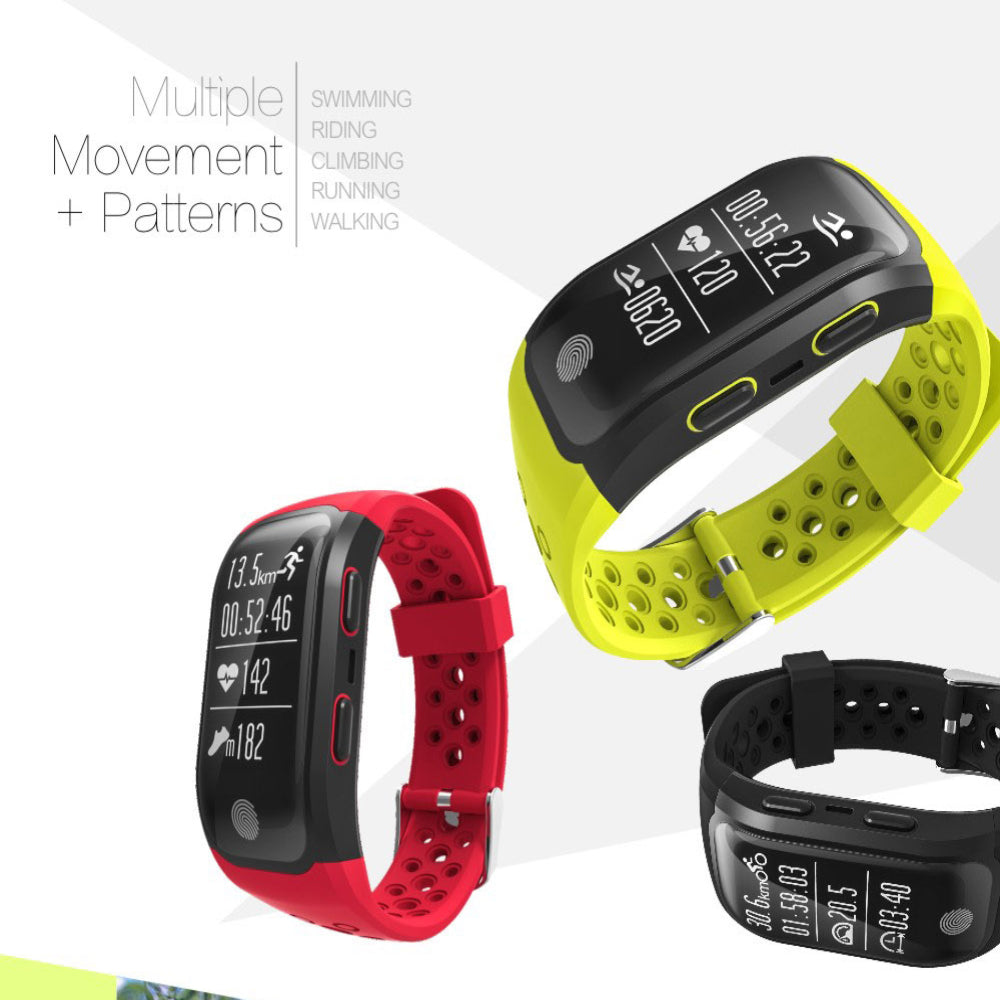 Newest S908 GPS Sport Smart Band Heart Rate IP68 Waterproof Sleep Monitor Pedometer Smart Bracelet For Android IOS Phone