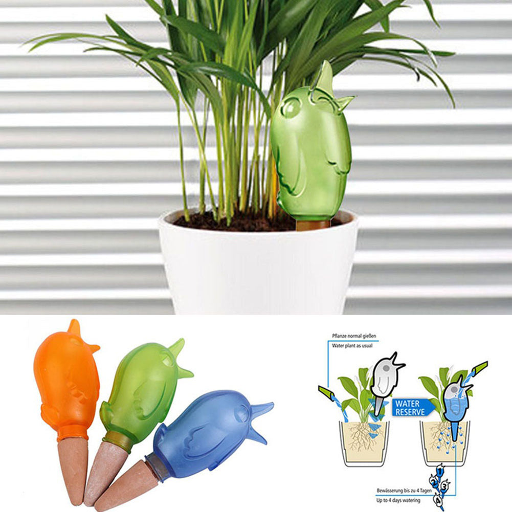Cute Bird Shape Easy Indoor Automatic Drip Watering System Houseplant Tool
