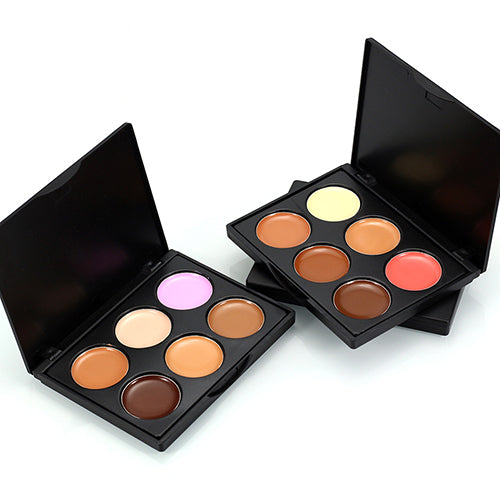Women Beauty Makeup Cosmetic Tool Long Lasting 6 Colors Concealer Cream Palette
