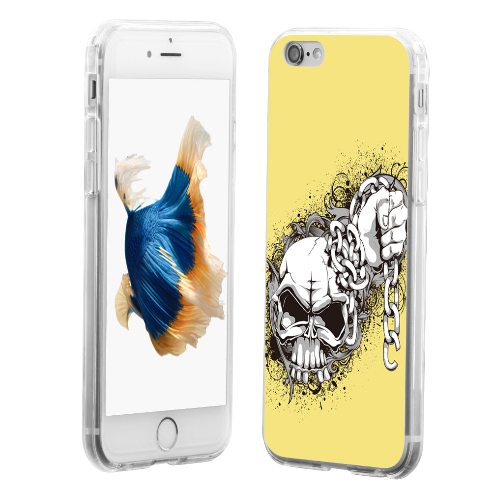 Skull Fist Phone Case Cover for iPhone 7 8 Samsung Galaxy S8 Huawei P9 Mate 8 9