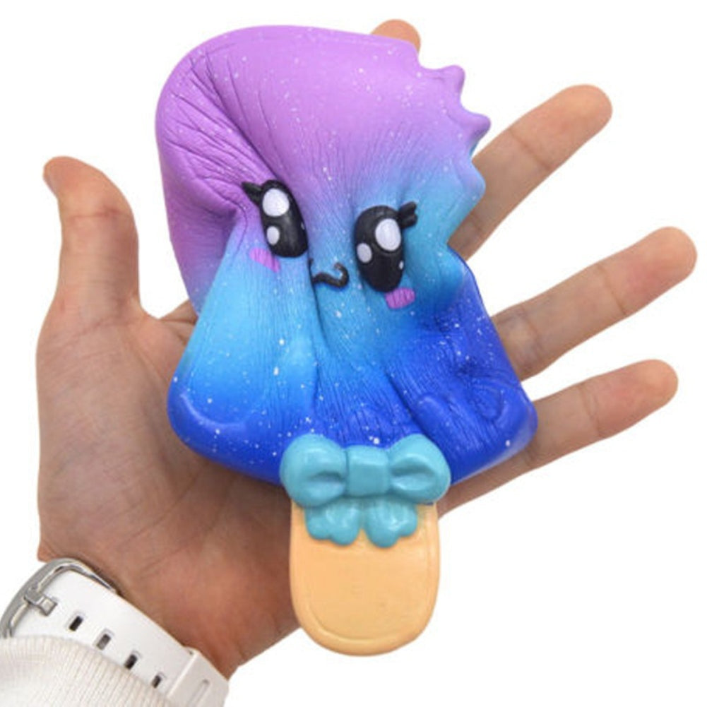 Kawaii Colorful Cartoon Ice Lolly Slow Rising Squeeze Decompression Toy Gift