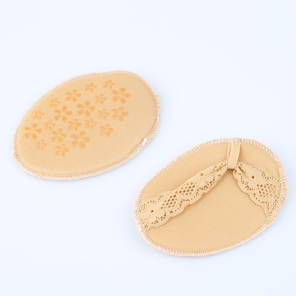 1 Pair Lace Invisible Anti-slip High Heeled Shoes Pads Forefoot Half Yard Pad