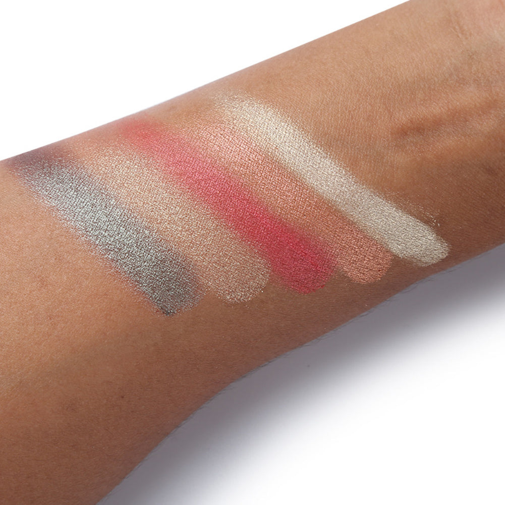 Matte Shimmer Pigment Powder Smoky Nude Makeup Pro 12 Colors Eyeshadow Palette