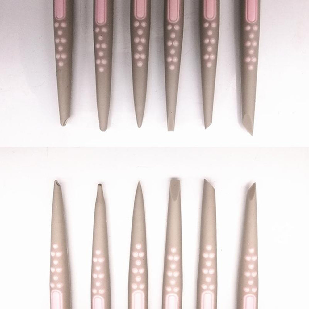 6Pcs/Set Fondant Sugar Soft Tip Shapers Cake Flower Modelling Craft Clay Tool