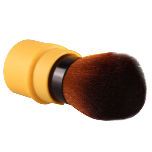 Fashion Retractable Blush Blusher Foundation Face Powder Cosmetic Makeup Brush