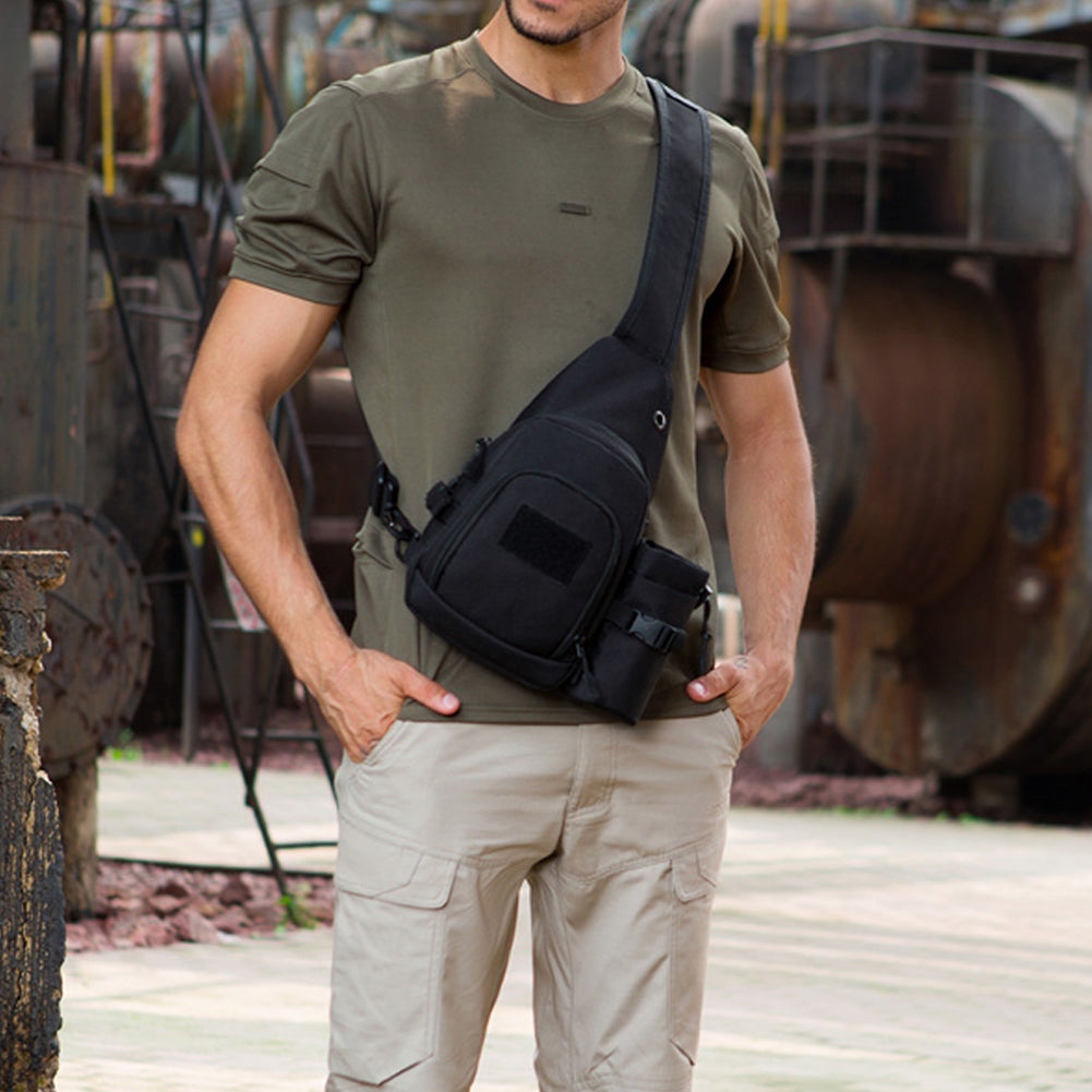 Portable Casual Outdoor Men Large Capacity Shoulder Sling Crossbody Chest Bag