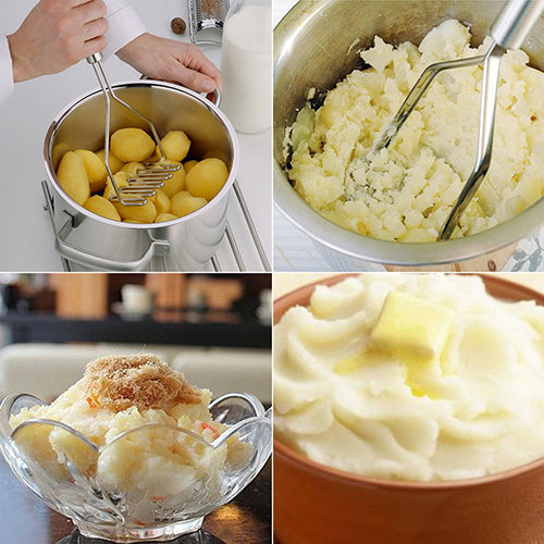 Potato Ricers Press Stainless Steel Carrot Masher Cooking Tool Manual Kitchen Gadget