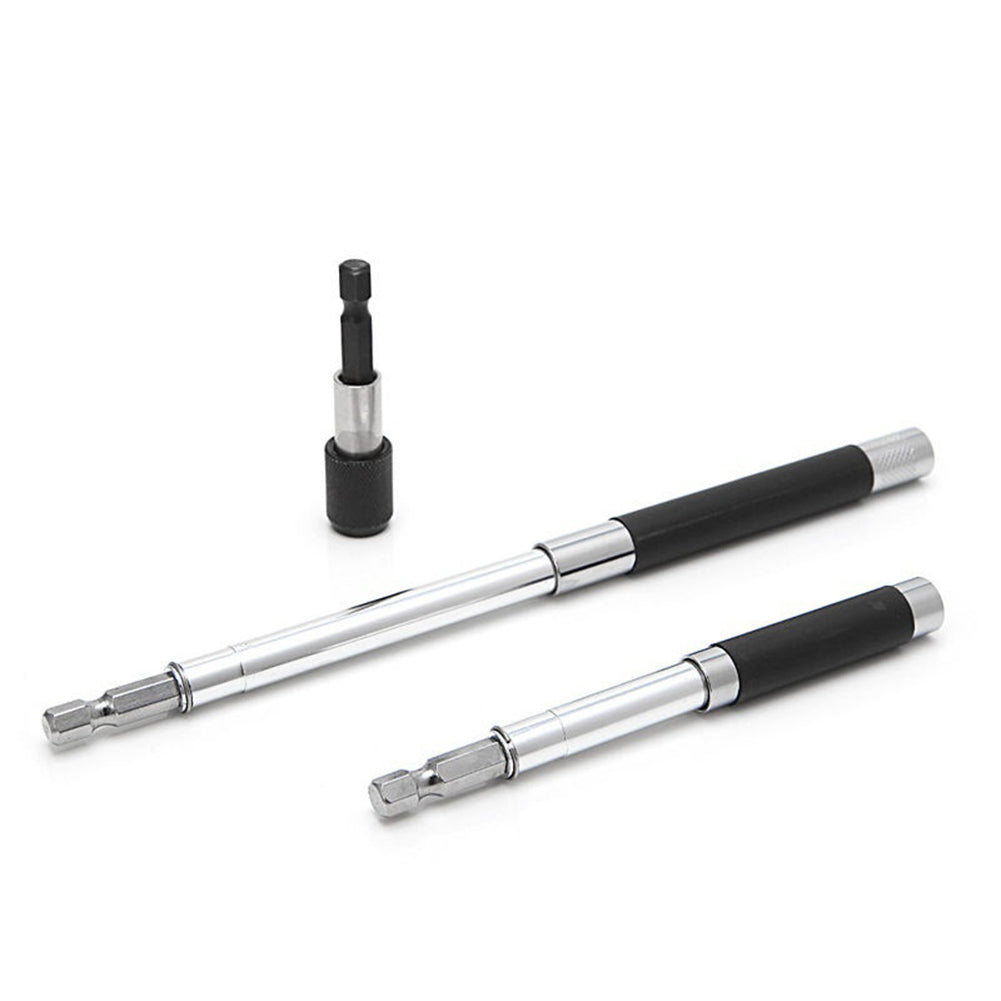 60mm Hex Bit Screwdriver Extension Holder Bar 80/120mm Telescopic Shank Set