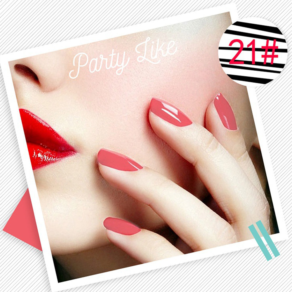 Women Charm Color Nail Art Stamping Polish Manicure Lacquer Beauty Varnish Gift