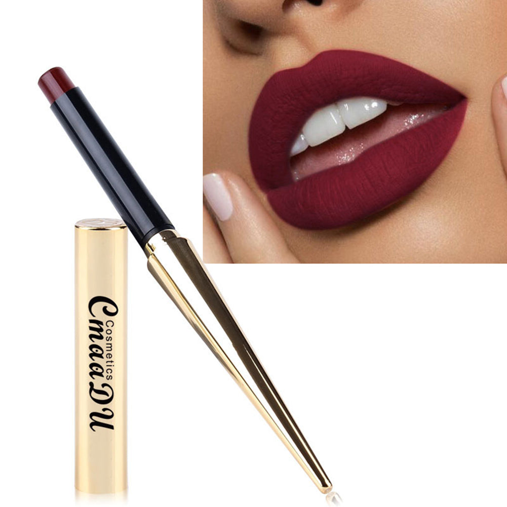 Women Beauty Velvet Matte Lipstick Pencil Pen Waterproof Long Lasting Lip Makeup
