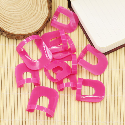 26 Pcs Nail Polish Edge Anti-Flooding Template Clips + 1 Pc Sticker Tool Set