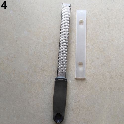 Multipurpose Lemon Citrus Cheese Zester Stainless Steel Grater Shredder Tool
