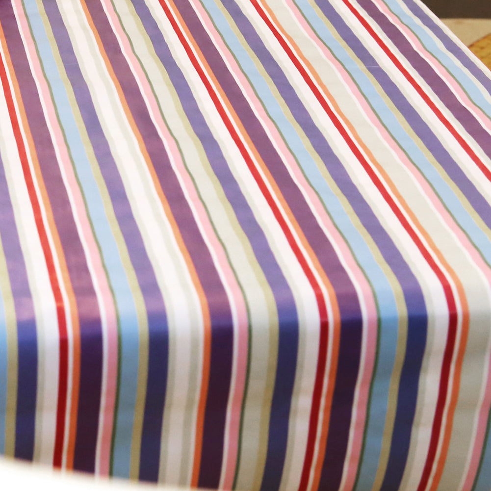 Stripe Pattern Rectangle Tablecloth Table Cover for Banquet Party Home Decor
