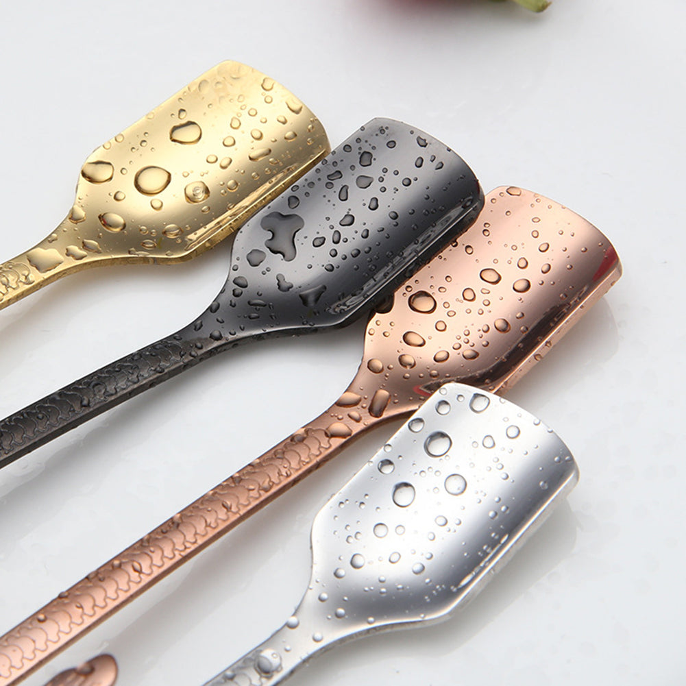 Stainless Steel Cute Skull Hanging Handle Coffee Tea Drink Spoon Kitchen Tool